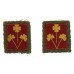 Pair of 8th Indian Division Printed Formation Signs
