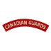 Canadian Guards (CANADIAN GUARDS) Cloth Shoulder Title