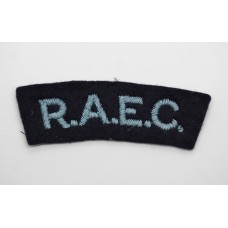 Royal Army Educational Corps (R.A.E.C.) Cloth Shoulder Title