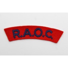 Royal Army Ordnance Corps (R.A.O.C.) Cloth Shoulder Title