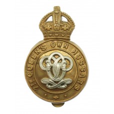 7th Queen's Own Hussars Cap Badge - King's Crown