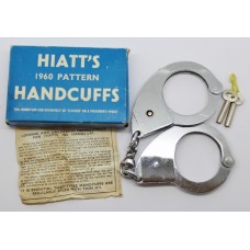 Metropolitan Police Hiatt's 1960 Pattern Handcuffs in Original Box with Key