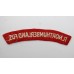 Royal Northumberland Fusiliers (R. NORTHUMBERLAND FUS.) Cloth Shoulder Title