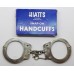 Hiatts Snap-On Police Handcuffs in Original Box with Key