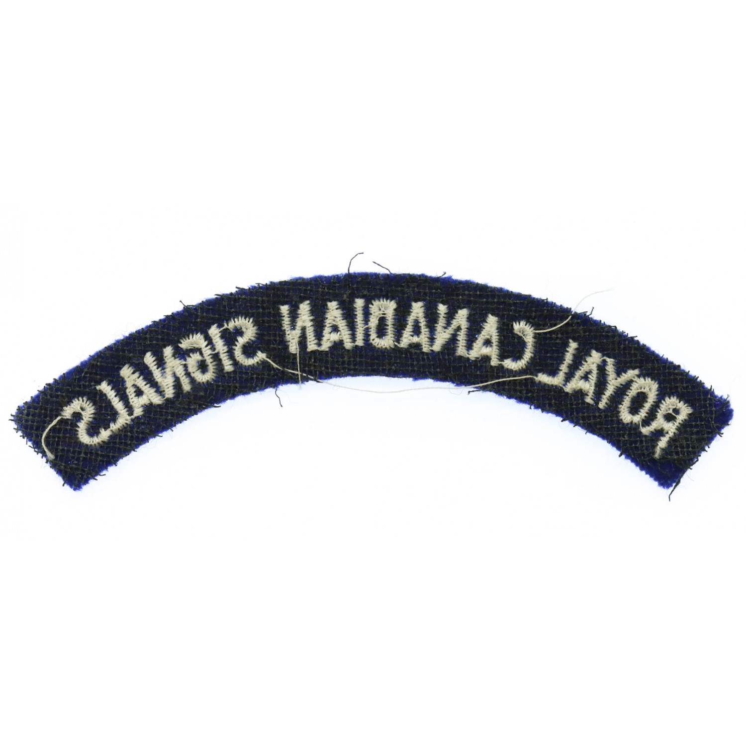 Royal Canadian Signals (ROYAL CANADIAN SIGNALS) Cloth Shoulder Title