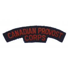 Canadian Provost Corps (CANADIAN PROVOST/CORPS) Cloth Shoulder Title