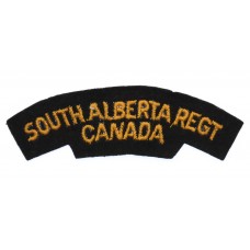 Canadian South Alberta Regiment (SOUTH ALBERTA REGT/CANADA) Cloth Shoulder Title