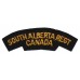 Canadian South Alberta Regiment (SOUTH ALBERTA REGT/CANADA) Cloth Shoulder Title