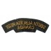 Canadian South Alberta Regiment (SOUTH ALBERTA REGT/CANADA) Cloth Shoulder Title