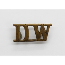 Duke of Wellington's Regiment (DW) Shoulder Title