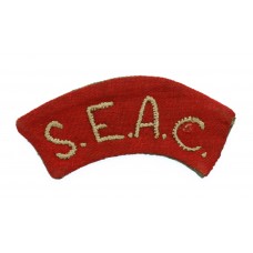 South East Asia Command (S.E.A.C.) Cloth Shoulder Title