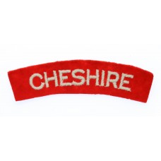 Cheshire Regiment (CHESHIRE) Cloth Shoulder Title
