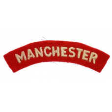 Manchester Regiment (MANCHESTER) Cloth Shoulder Title