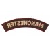 Manchester Regiment (MANCHESTER) Cloth Shoulder Title