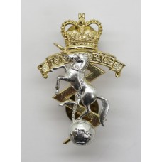 Royal Australian Electrical & Mechanical Engineers (R.A.E.M.E.) Anodised (Staybrite) Cap Badge - Queen's Crown