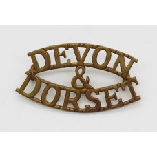 Devonshire & Dorset Regiment (DEVON/&/DORSET) Shoulder Title