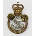 Royal Navy Petty Officer's Bi-Metal Cap Badge - Queen's Crown