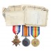 WW1 1914-15 Star Medal Trio - Pte. W. Watson, 8th Bn. Lincolnshire Regiment