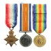 WW1 1914-15 Star Medal Trio - Pte. W. Watson, 8th Bn. Lincolnshire Regiment