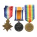 WW1 1914 Mons Star Medal Trio - Pte. J. Sutton, 2nd Bn. Durham Light Infantry - Died of wounds