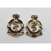 Pair of Royal Army Medical Corps (R.A.M.C.) Anodised (Staybrite) Collar Badges