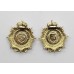 Pair of Royal Logistic Corps (R.L.C.) Anodised (Staybrite) Collar Badges