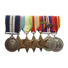 WW2 Submariner's D.S.M. and King's Commendation for Bravery Medal Group of Seven - Leading Seaman R. Fentiman, Royal Navy