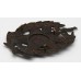 Leeds City Police Blackened Brass Helmet Plate