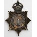 Liverpool City Police Night Helmet Plate - King's Crown