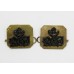 Pair of Royal Green Jackets (RGJ) Shoulder Titles