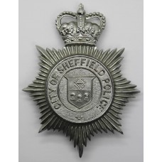 Sheffield City Police Helmet Plate - Queen's Crown