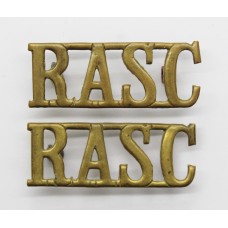 Pair of Royal Army Service Corps (R.A.S.C.) Shoulder Titles