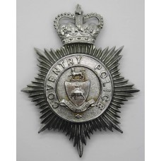 Coventry Police Helmet Plate - Queen's Crown