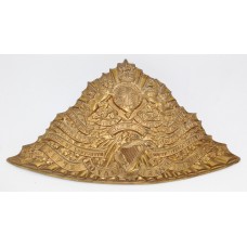 Edwardian 5th Royal Irish Lancers Czapka Cap Plate