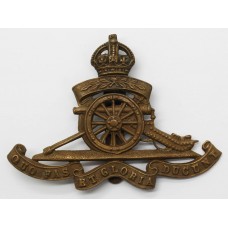 Royal Artillery Territorial Cap Badge - King's Crown