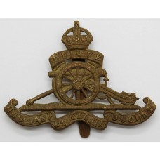 Royal Artillery Cap Badge - King's Crown