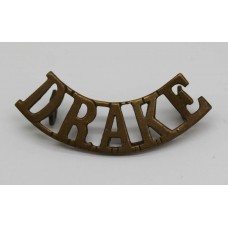 WWI Drake Battlion Royal Naval Division (DRAKE) Shoulder Title