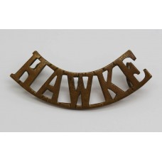 WWI Hawke Battlion Royal Naval Division (HAWKE) Shoulder Title