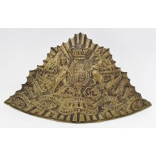 Victorian 16th (Queen's) Lancers Czapka Cap Plate