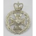 Royal Green Jackets Officer's Dress Cap Badge - Queen's Crown