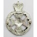 Royal Green Jackets Officer's Dress Cap Badge - Queen's Crown