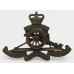Royal Artillery Officer's Service Dress Cap Badge - Queen's Crown