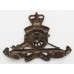 Royal Artillery Officer's Service Dress Cap Badge - Queen's Crown