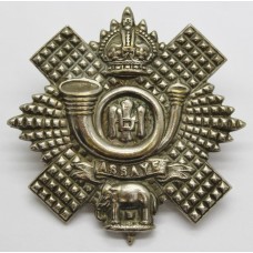 Highland Light Infantry (H.L.I.) Chrome Cap Badge - King's Crown