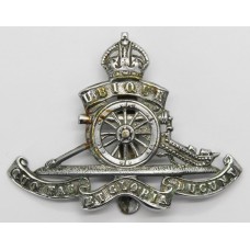 Royal Artillery Chrome Cap Badge - King's Crown