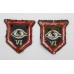 Pair of 4th Guards Infantry Brigade Formation Signs