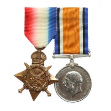 WW1 1914 Mons Star and British War Medal - Pte. G. Kelly, 1st Bn. King's Royal Rifle Corps