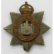 Devonshire Reigment Cap Badge - King's Crown