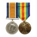 WW1 British War & Victory Medal Pair - Capt. R.I. Smith, 2/4th Bn. Border Regiment, Attd. Royal Air Force