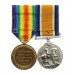 WW1 British War & Victory Medal Pair - Capt. R.I. Smith, 2/4th Bn. Border Regiment, Attd. Royal Air Force